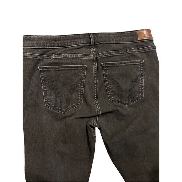 Hollister distressed mid rise super skinny jeans size 31x26 - Picture 4 of 6